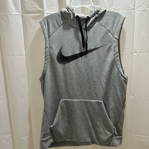 Nike Gray and Black Sweatshirt Hoodie - Picture 5 of 6